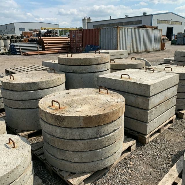 Heavy duty RCC manhole covers for industrial use